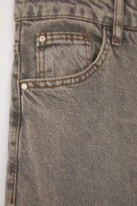 Trendyol Curve Gray High Waist Wide Leg denim plus size jeans - Image 6