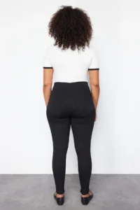 Trendyol Curve Black Leggings Look Extra Flexible Plus Size skinny jeans - Image 10