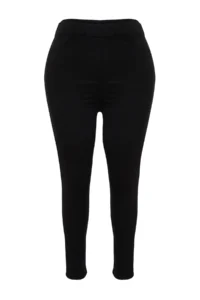 Trendyol Curve Black Leggings Look Extra Flexible Plus Size skinny jeans - Image 11