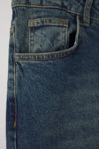 Trendyol Curve Mavi High Waist comfort/Middle Flexible Straight Fit denim plus size jeans - Image 6