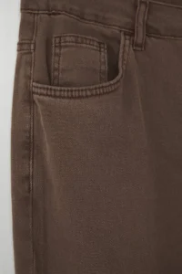 Trendyol Curve Brown High Waist Straight Fit denim plus size jeans - Image 6