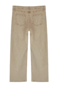 Trendyol Curve Beige High Waist Wide Leg plus size jeans - Image 9