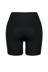 Trendyol Curve Black High Waist Fitted Mini Shorts Knitting Plus Size Bikini Bottom - Image 8