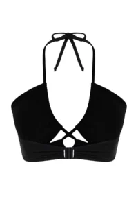 Trendyol Curve Black Boyundan Binding Detailed Plus Size Bikini Top - Image 8