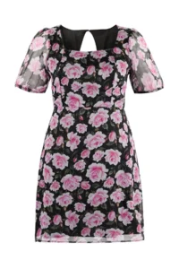 Trendyol Curve Multicolored Siphon Weaving Plus Size Dress