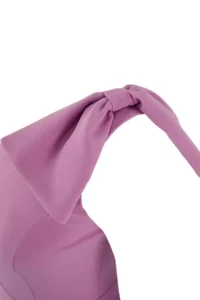 Trendyol Curve Pink Finike Weaving Plus Size Dress - Image 4