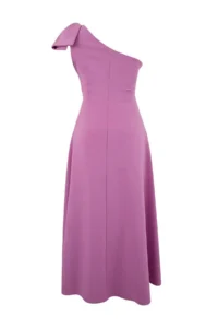 Trendyol Curve Pink Finike Weaving Plus Size Dress - Image 5