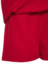 Trendyol Curve Rejection Square Neck Lining OF shorts Balloon Sleeve Weaving Plus Size Dress - Image 9