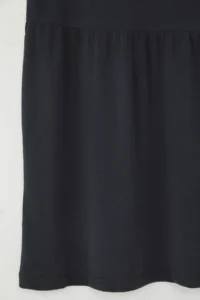 Trendyol Curve Anthracite Draped Comfortable Modal single jersey Knitting Plus Size Dress - Image 7