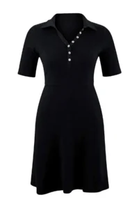 Trendyol Curve Navy Blue Camisole Knitting Plus Size Dress - Image 3