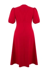 Trendyol Curve Rejection Finike Weaving Plus Size Dress - Image 5