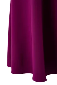 Trendyol Curve Plum A-Cut Strap Binding Detailed Weaving Evening Gown Gece Graduation Dress - Image 6