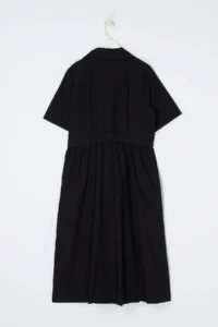 Trendyol Curve Black Poplin Weaving Plus Size Dress - Image 2