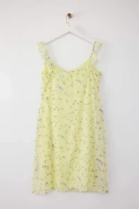 Trendyol Curve Yellow Siphon Weaving Plus Size Dress - Image 8