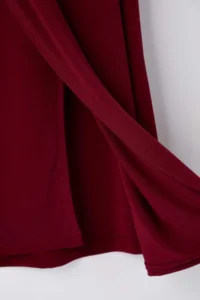 Trendyol Curve Burgundy bodycon Midi Accessory Detailed Knitting Plus Size Dress - Image 7