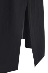 Trendyol Curve Black Asymmetric Yaka Maxi Weaving Plus Size Dress - Image 7