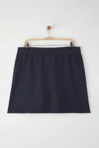 Trendyol Curve Navy Blue Inside OF shorts Knitting Plus Size Skirt - Image 8