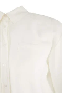 Trendyol Curve More Sustainable Ecru Modal Soft Touch Weaving Plus Size Shirt - Image 2