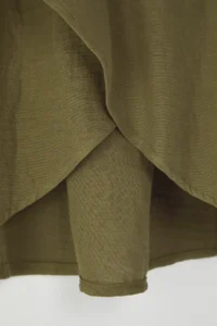 Trendyol Curve Green Binding Detailed beachwear Plus Size Skirt - Image 6