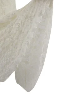 Trendyol Curve Ecru Lace A-line Mini Lined Plus Size Skirt - Image 3