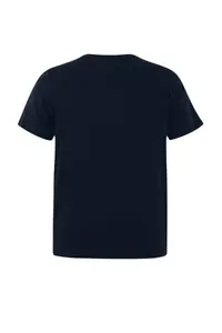Trendyol Curve Navy Blue Regular Fit Matcha Printed Plus Size T-Shirt - Image 6