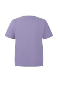 Trendyol Curve Lilac Loose Fit with pocket Fiyonk Detailed Plus Size T-Shirt - Image 6