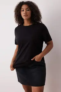 Trendyol Curve Black-White 3 Sets Paket Plus Size T-Shirt - Image 6
