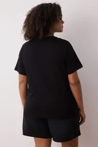 Trendyol Curve Black-White 3 Sets Paket Plus Size T-Shirt - Image 7