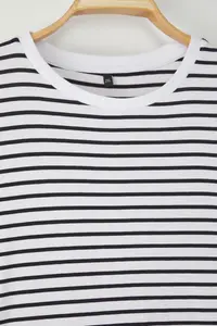 Trendyol Curve Black-White 3 Sets Paket Plus Size T-Shirt - Image 9