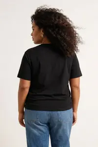 Trendyol Curve Black 3 Sets Paket Plus Size T-Shirt - Image 11
