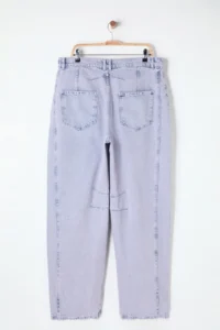 Trendyol Curve Open Blue-Pink High Waist Bagyy Fit plus size jeans - Image 10