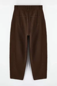 Trendyol Curve Brown High Waist Bagyy Fit 100% Cotton Non-Stretch plus size jeans - Image 6