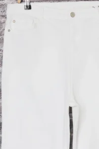 Trendyol Curve White High Waist comfort/Middle Flexible Straight Fit plus size jeans - Image 6