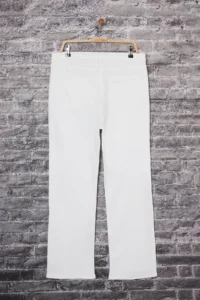 Trendyol Curve White High Waist comfort/Middle Flexible Straight Fit plus size jeans - Image 7