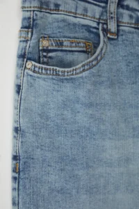 Trendyol Curve Light Blue High Waist Straight Fit comfort/Middle Flexible Plus Size jeans - Image 6