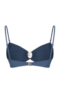 Trendyol Curve Mavi Yıldız Accessory Detailed Sleeveless Plus Size Bikini Top - Image 11
