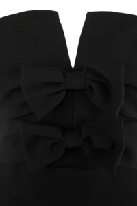 Trendyol Curve Black Weaving Plus Size Bodysuit hugging Midi Chic Evening Gown & Graduation Dress - Image 5