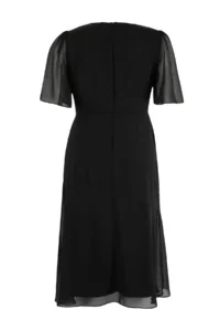 Trendyol Curve Black Siphon Weaving Plus Size Dress - Image 6