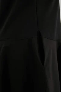 Trendyol Curve Black single jersey Weaving Plus Size Dress - Image 6