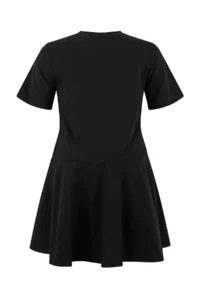 Trendyol Curve Black single jersey Weaving Plus Size Dress - Image 7