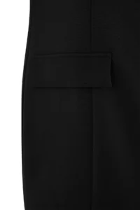 Trendyol Curve Limited Edition Black padded A-Kesim Mini Weaving Plus Size Dress - Image 5