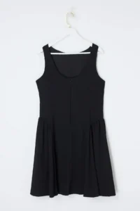 Trendyol Curve Black Plain Balloon Skirt Knitting Plus Size Dress - Image 2