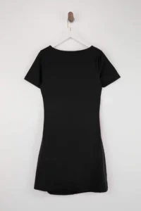 Trendyol Curve Black Square Neck Basic Knitting Plus Size Dress - Image 3