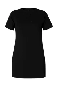 Trendyol Curve Black Stone Mini Knitting Plus Size Dress - Image 4