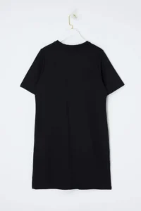 Trendyol Curve Black with bible Turvakar Kol Mini Knitting Plus Size Dress - Image 2