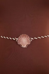 Trendyol Curve Brown One Shoulder Shell Arched Swimsuit - Image 5