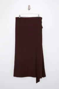 Trendyol Curve Brown Body-Fitting Accessory Detailed Knitting LONG/Maxi Skirt - Image 7