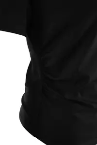 Trendyol Curve Limited Edition Black Drapeli Flexible Knitting Plus Size T-Shirt - Image 5