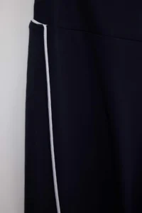 Trendyol Curve Navy Blue Soft Brushed Material Piping Detailed Flexible Knitting Plus Size Leggings - Image 6