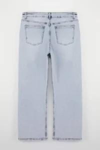 Trendyol Curve Limited Edition Blue High Waist Wide Leg comfort/Middle Flexible plus size jeans - Image 6